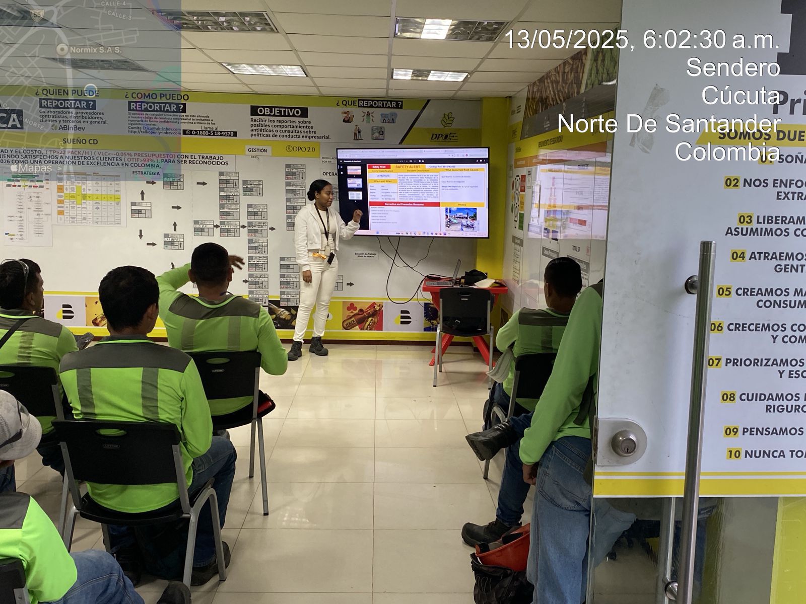 Evidencia de capacitación